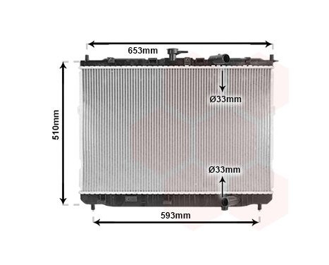 Radiator, engine cooling 83002072 International Radiators, Image 2