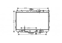 Radiator, engine cooling 83002073 International Radiators Plus