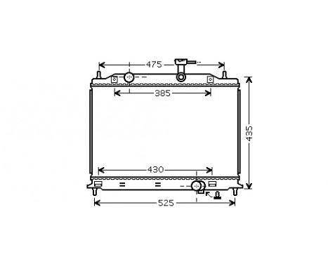 Radiator, engine cooling 83002079 International Radiators