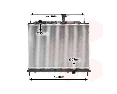 Radiator, engine cooling 83002079 International Radiators, Image 2