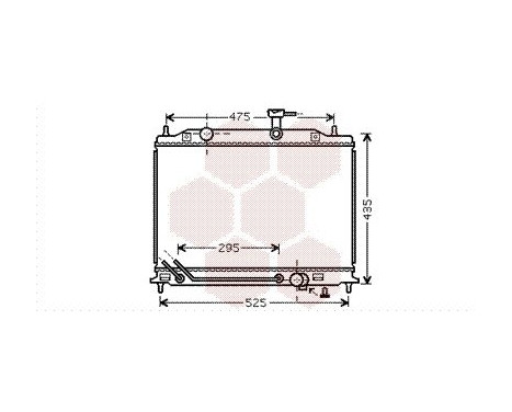 Radiator, engine cooling 83002080 International Radiators, Image 2