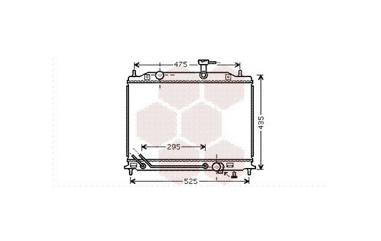 Radiator, engine cooling 83002080 International Radiators, Image 2