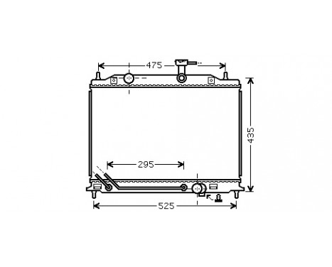 Radiator, engine cooling 83002080 International Radiators
