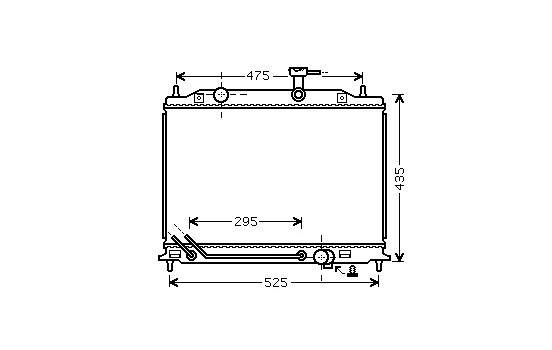 Radiator, engine cooling 83002080 International Radiators