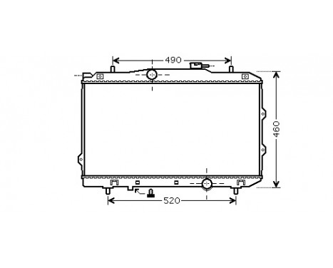 Radiator, engine cooling 83002119 International Radiators