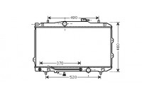 Radiator, engine cooling 83002120 International Radiators