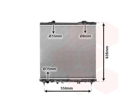 Radiator, engine cooling 83002127 International Radiators, Image 2