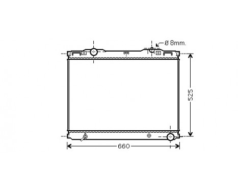 Radiator, engine cooling 83002133 International Radiators