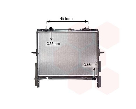 Radiator, engine cooling 83002133 International Radiators, Image 2