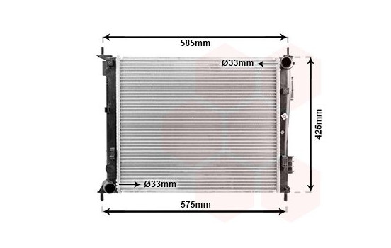 Radiator, engine cooling 83002135 International Radiators, Image 2
