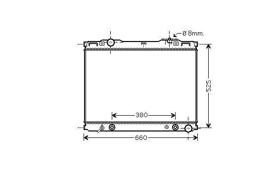 Radiator, engine cooling 83002139 International Radiators
