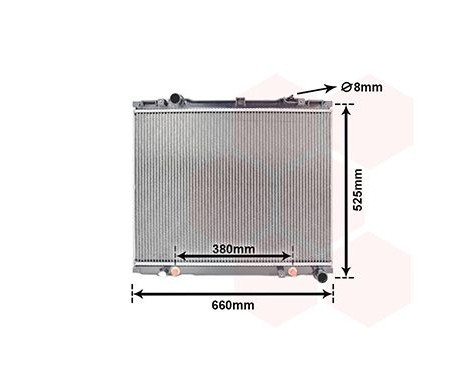 Radiator, engine cooling 83002139 International Radiators, Image 2