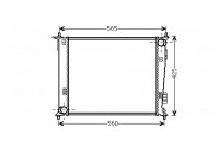Radiator, engine cooling 83002143 International Radiators