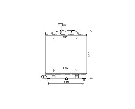 Radiator, engine cooling 83002171 International Radiators