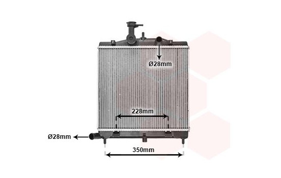 Radiator, engine cooling 83002171 International Radiators, Image 2