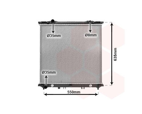 Radiator, engine cooling 83002175 International Radiators, Image 2