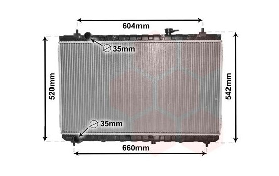 Radiator, engine cooling 83002183 International Radiators