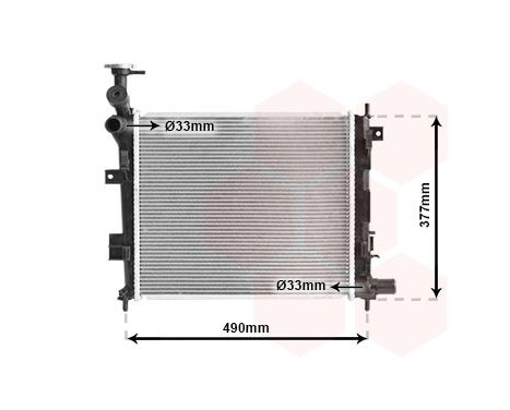 Radiator, engine cooling 83002189 International Radiators Plus, Image 2