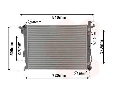 Radiator, engine cooling 83012700 International Radiators