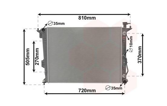 Radiator, engine cooling 83012700 International Radiators