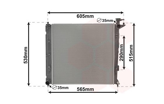 Radiator, engine cooling 83012710 International Radiators