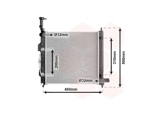 Radiator, engine cooling 83012727 International Radiators