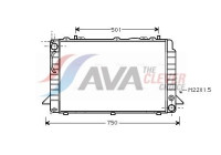 Radiator, engine cooling AI2085 Ava Quality Cooling
