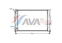 Radiator, engine cooling AI2189 Ava Quality Cooling
