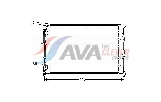 Radiator, engine cooling AI2189 Ava Quality Cooling