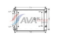 Radiator, engine cooling AI2234 Ava Quality Cooling