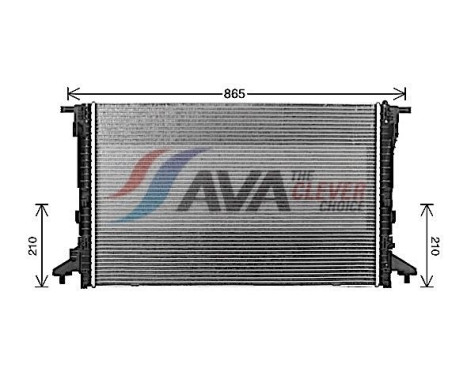 Radiator, engine cooling AI2441 Ava Quality Cooling