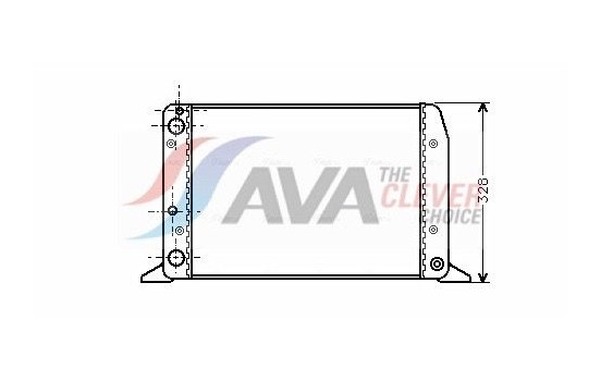Radiator, engine cooling AIA2028 Ava Quality Cooling