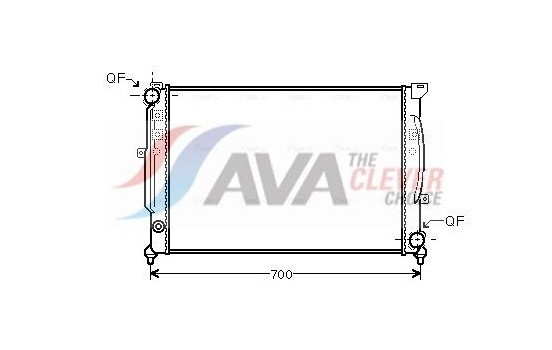 Radiator, engine cooling AIA2124 Ava Quality Cooling