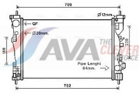 Radiator, engine cooling ALA2120 Ava Quality Cooling