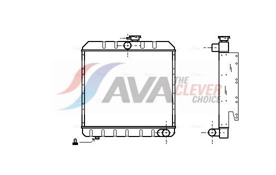Radiator, engine cooling AU2008 Ava Quality Cooling