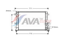 Radiator, engine cooling AU2165 Ava Quality Cooling
