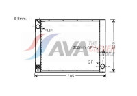 Radiator, engine cooling AU2183 Ava Quality Cooling