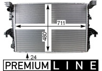 Radiator, engine cooling BEHR *** PREMIUM LINE ***