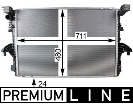 Radiator, engine cooling BEHR *** PREMIUM LINE ***