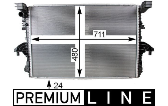 Radiator, engine cooling BEHR *** PREMIUM LINE ***