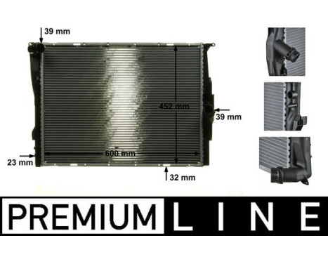 Radiator, engine cooling BEHR *** PREMIUM LINE ***