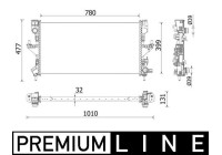 Radiator, engine cooling BEHR *** PREMIUM LINE ***
