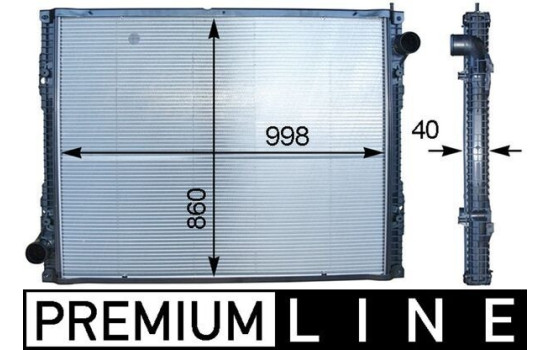 Radiator, engine cooling BEHR *** PREMIUM LINE ***