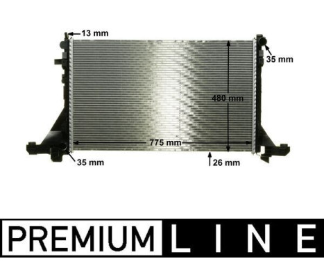 Radiator, engine cooling BEHR *** PREMIUM LINE ***