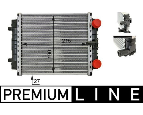 Radiator, engine cooling BEHR *** PREMIUM LINE ***