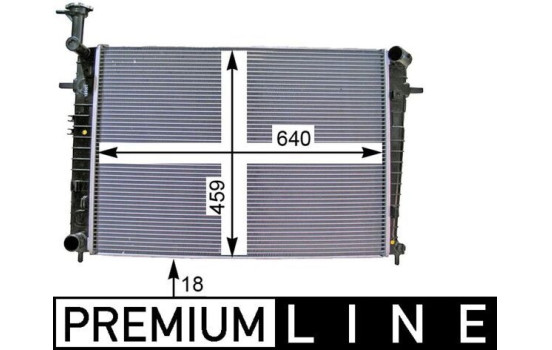 Radiator, engine cooling BEHR *** PREMIUM LINE ***