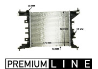Radiator, engine cooling BEHR *** PREMIUM LINE ***