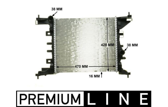 Radiator, engine cooling BEHR *** PREMIUM LINE ***
