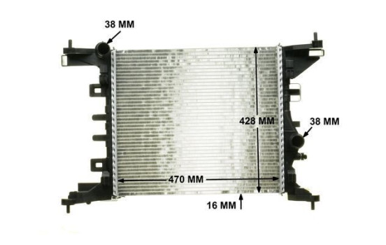 Radiator, engine cooling BEHR *** PREMIUM LINE ***, Image 11