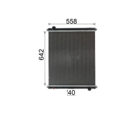 Radiator, engine cooling BEHR *** PREMIUM LINE ***, Image 12